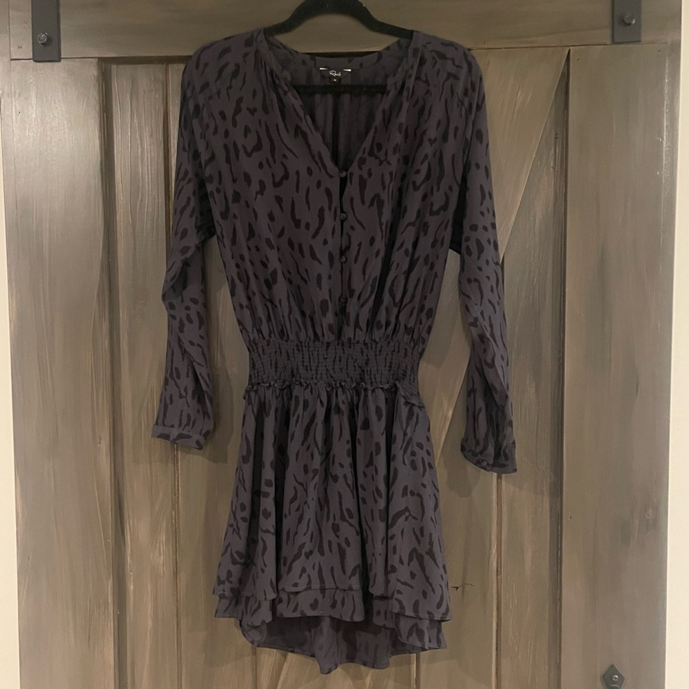 Rails Zana Long Sleeve Mini Popover Dress-Medium